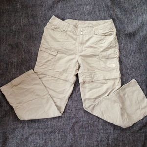 Women's North Face Convertible Camping Pants